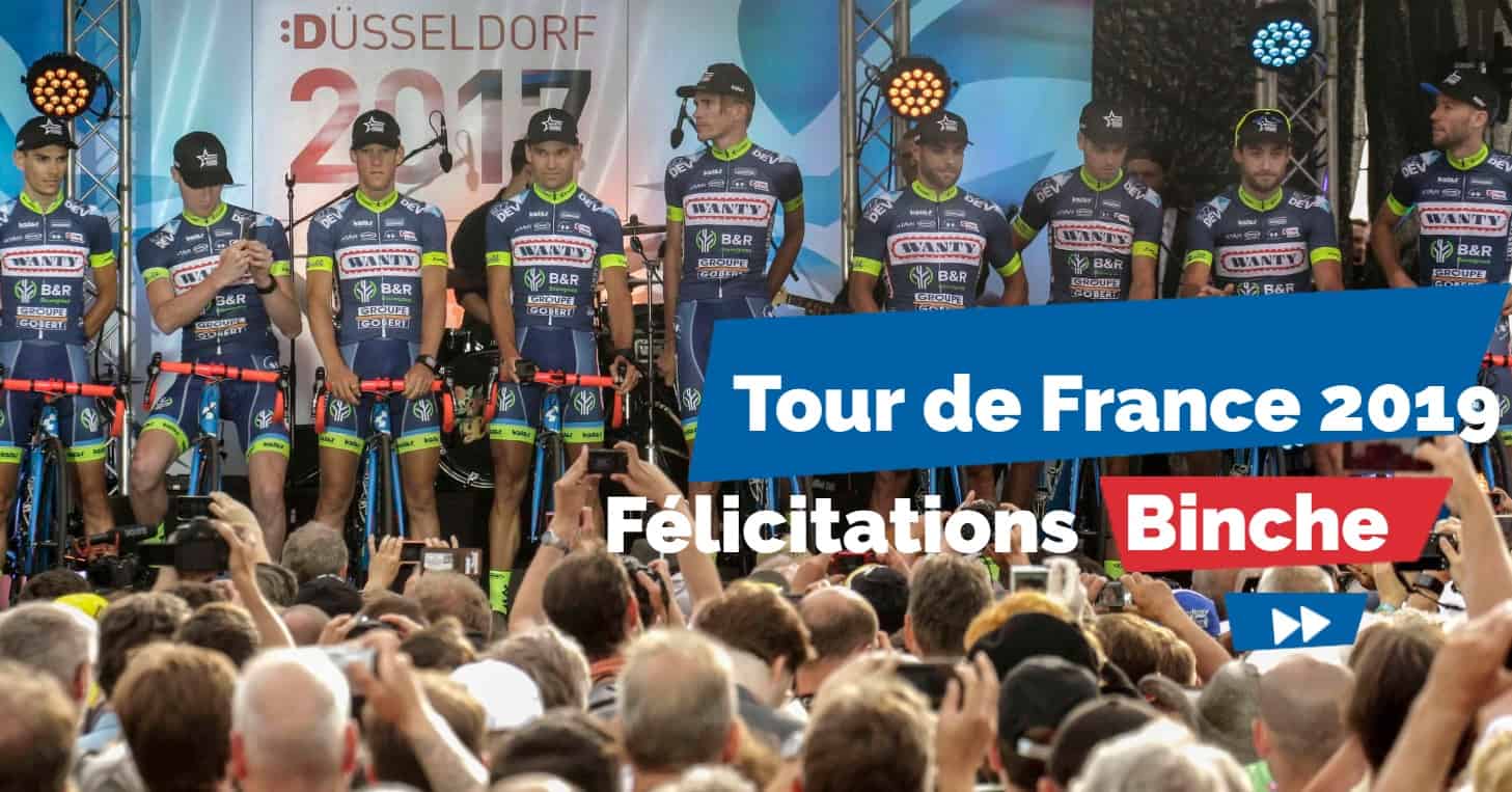 Binche sera "ville-départ" de la troisième étape du Tour de France.